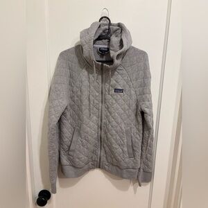 Patagonia Organic Cotton Quilted Hoodie, Small